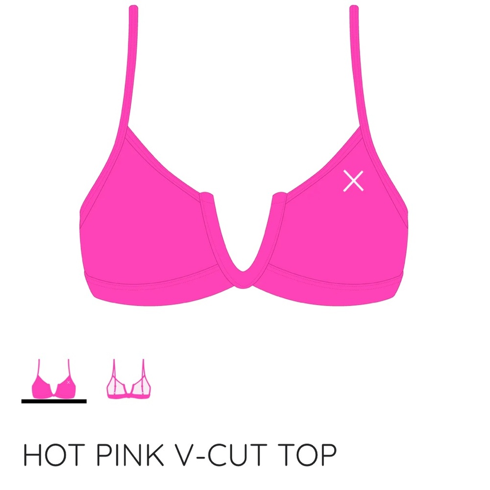 Hot pink swim set